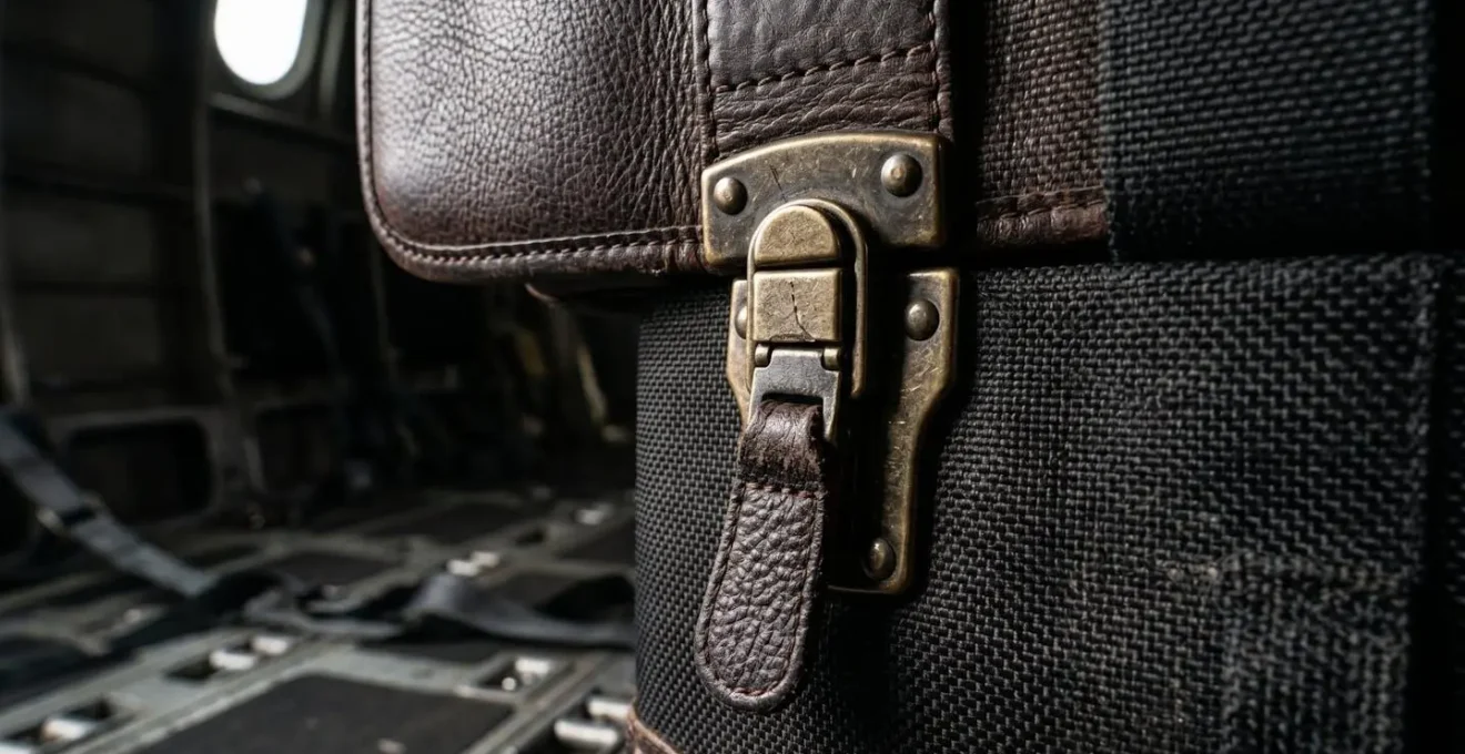 Vue de la soute à bagages spacieuse d'un Heavy Jet avec valises de luxe